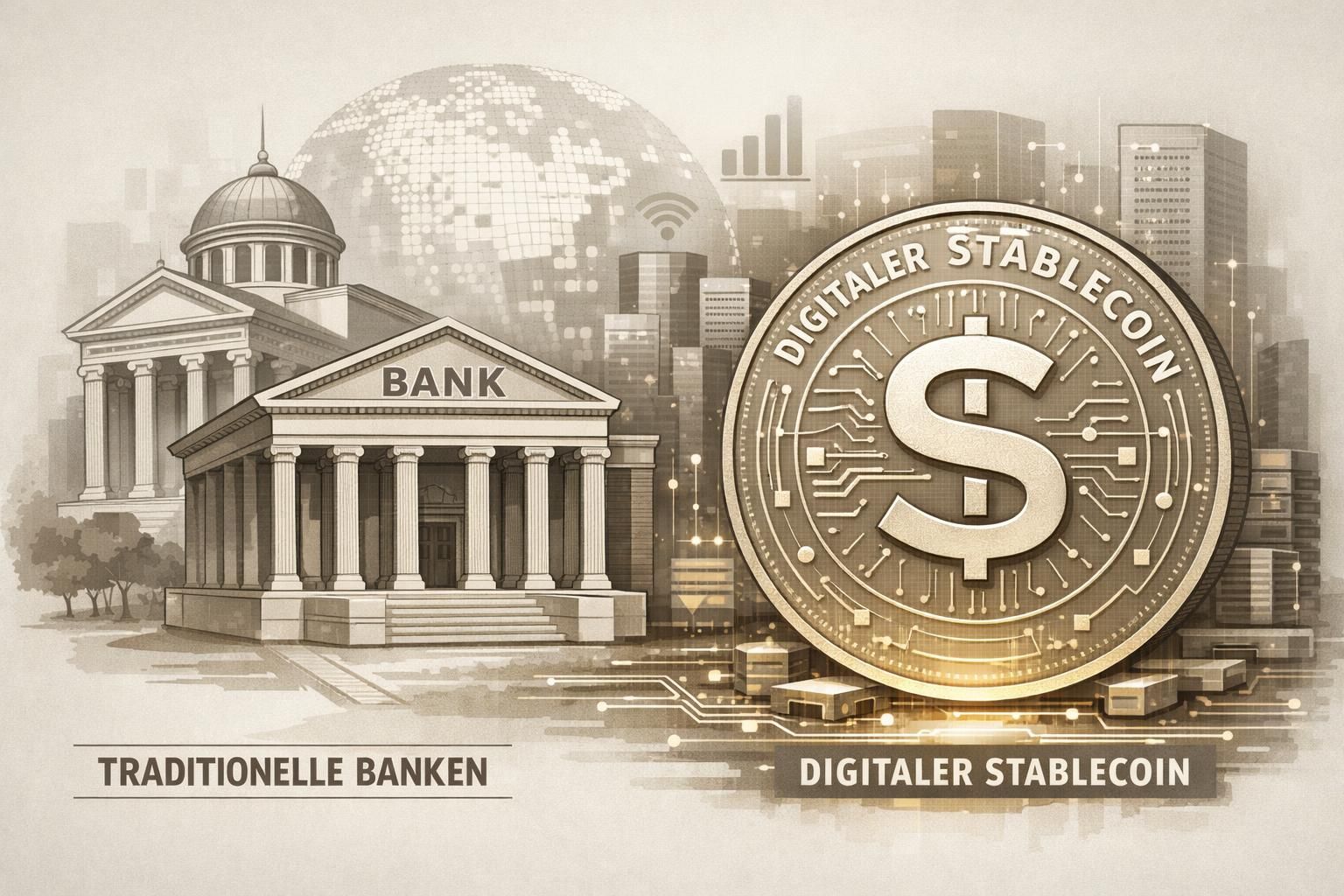 erfahren sie, wie stablecoins traditionelle bankenfunktionen übernehmen können und welche vorteile sie in der finanzwelt bieten.
