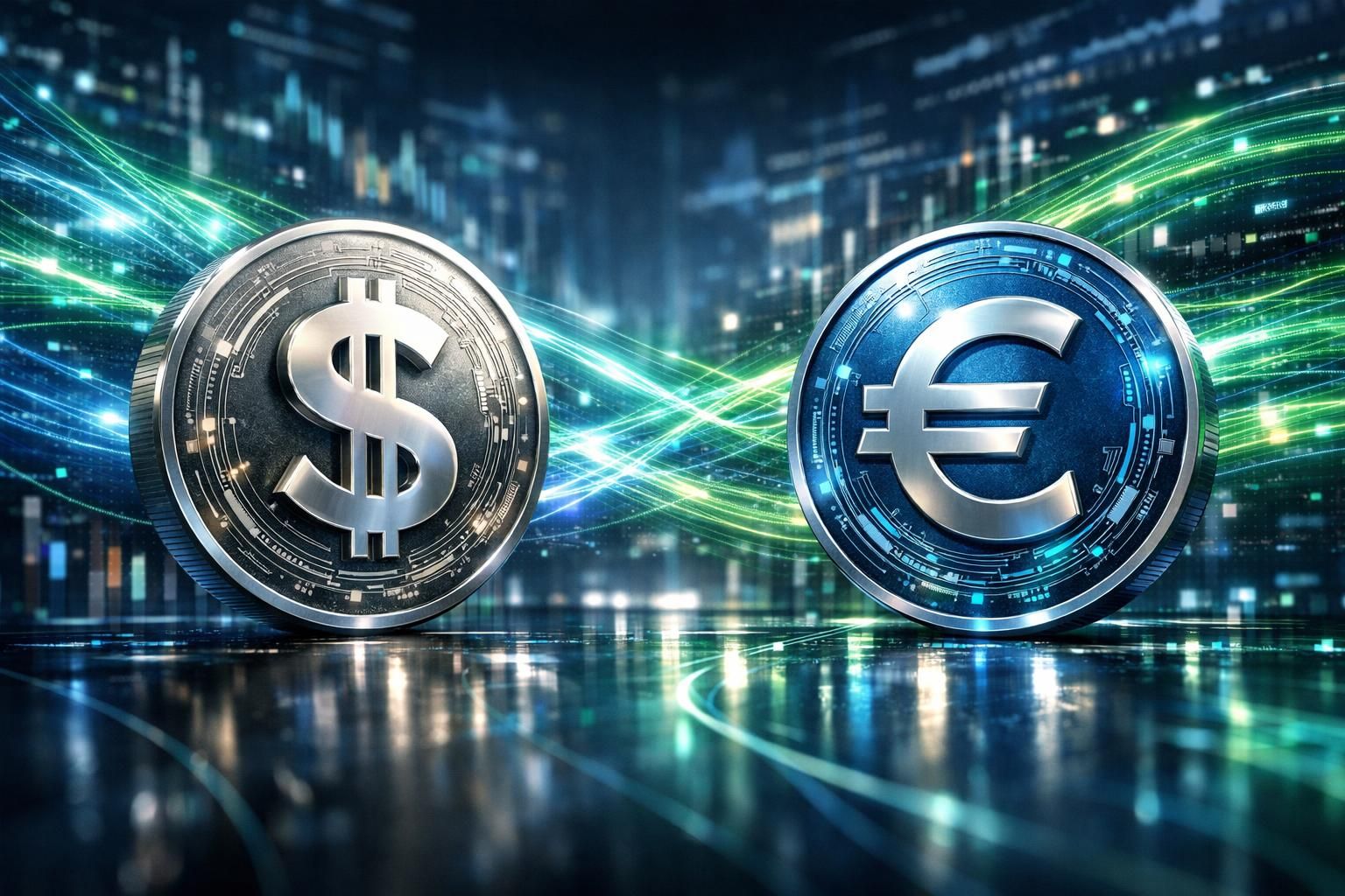 entdecken sie, wie der wettbewerb zwischen dollar- und euro-stablecoins die globalen finanzströme verändert und welche auswirkungen dies auf den markt hat.